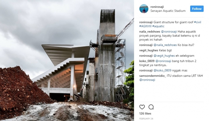 Salah satu unggahan di Instagram @ronirosaji.