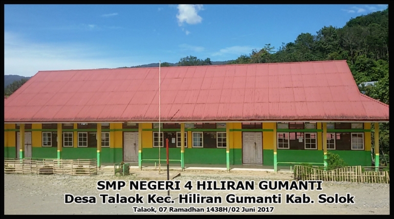 SMPN 4 Hiliran Gumanti (dok. pribadi)