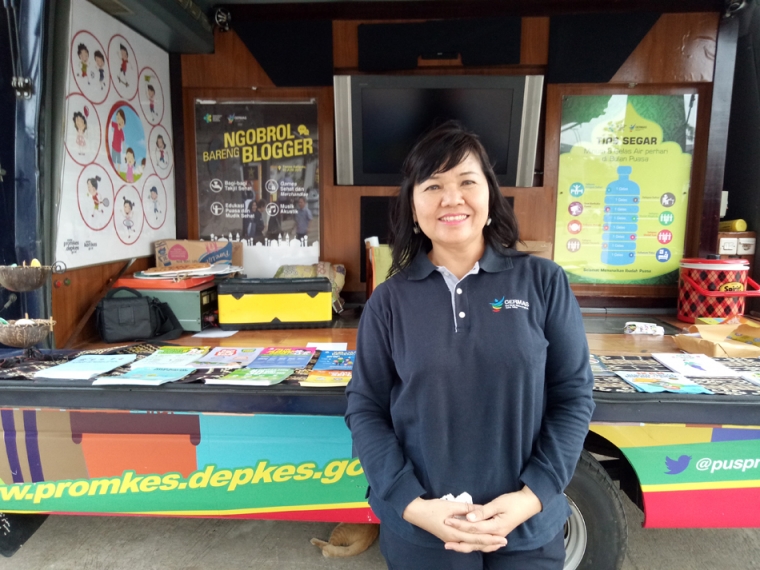 Deskripsi : dra.Herawati MA sebagai Kasubdit Komunikasi Informasi dan Edukasi Kesehatan - Direktorat Promosi Kesehatan & Pemberdayaan Masyarakat. I Sumber Foto : Andri M