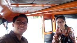 Selfie dulu di dalam Jeepney. Mumpung sepi, hehehe