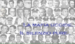 Slogan Perayaan Anti Mafia 2016, La Mafia Telah Membunuh Keheningan, FOTO: ilcompagno.it