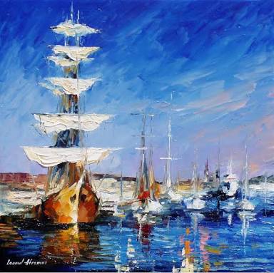 Old Ship by Leonid Afremov (fineartamerica.com)