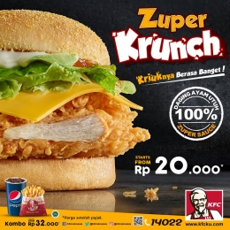e-flyer official, KFC Zuper Krunch (Image: Istimewa)