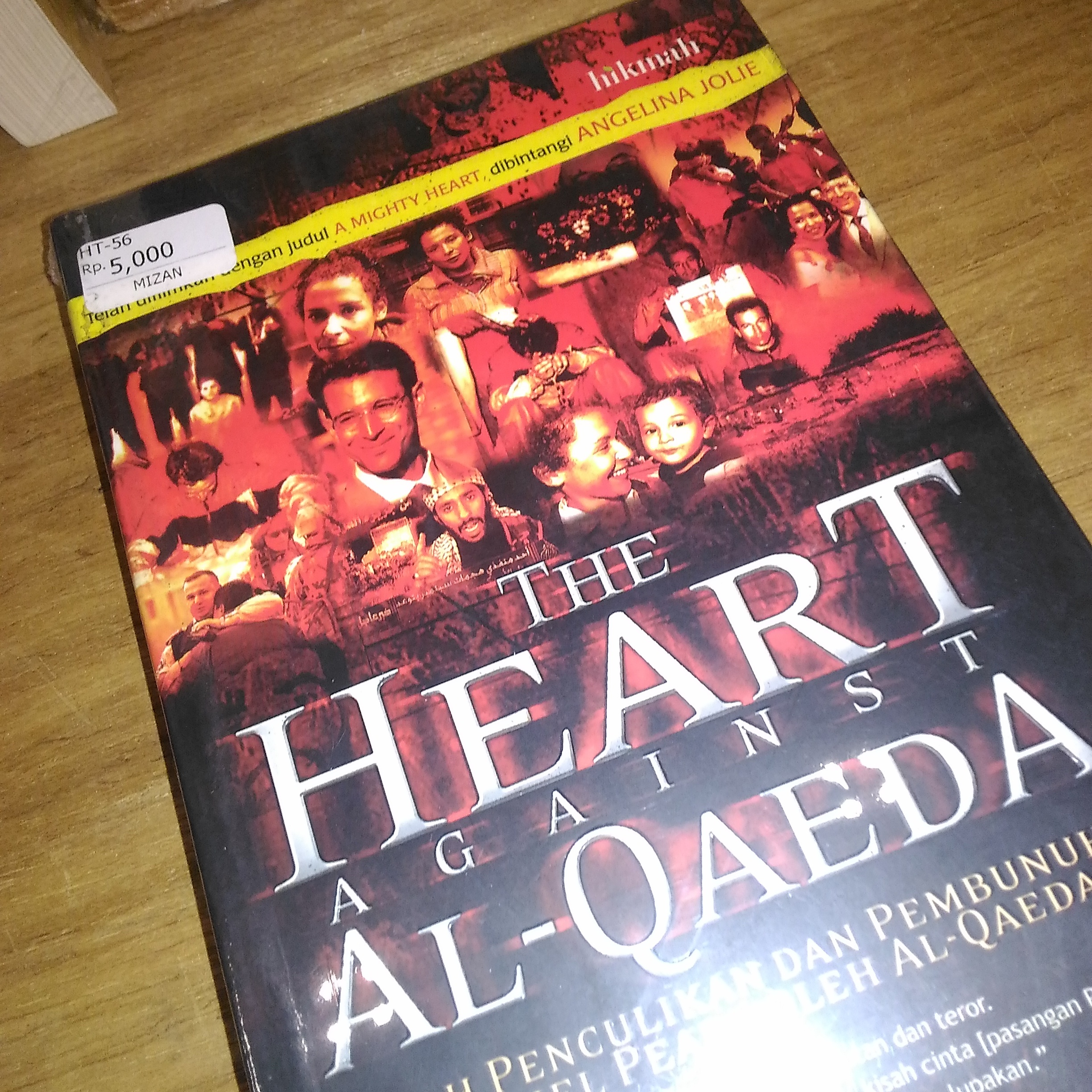 A mighty heart buku yang ditulis Marriane Pearl untuk Danny Pearl