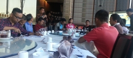 Suasana Buka bersama BCA dan PP PBSI dengan para Blogger. (Foto: Dokpri)