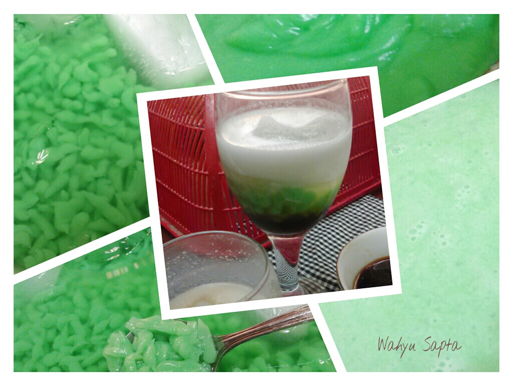 Es cendol, step by step (dokumen pribadi)