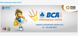 Deskripsi : BCA Indonesia Open 2017 akan menghadirkan sesuatu yang baru I Sumber Foto : BCA