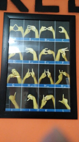 Poster Finger Sign A-L (Dok. Pri)