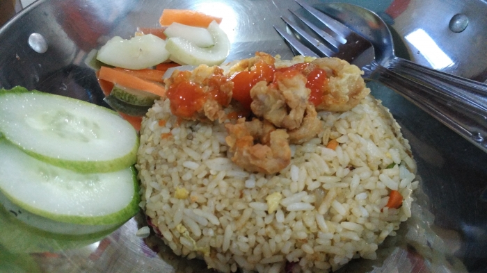 Nasi goreng seafood yang..hmmmm...yummy banget deh (Dok. Pri)