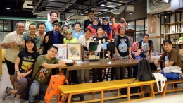 Para anggota Komunitas Tintin Indonesia. (Foto: Inne Nathalia)
