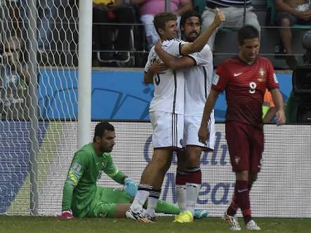 Momen saat Jerman kalahkan Portugal 4-0 di Piala Dunia 2014 Brazil / sumber foto dilansir dari NDTV Sport