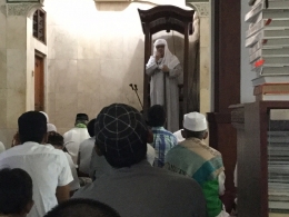 Khotib Jumat di Masjid Jami' Assalafiyah (Dokpri)