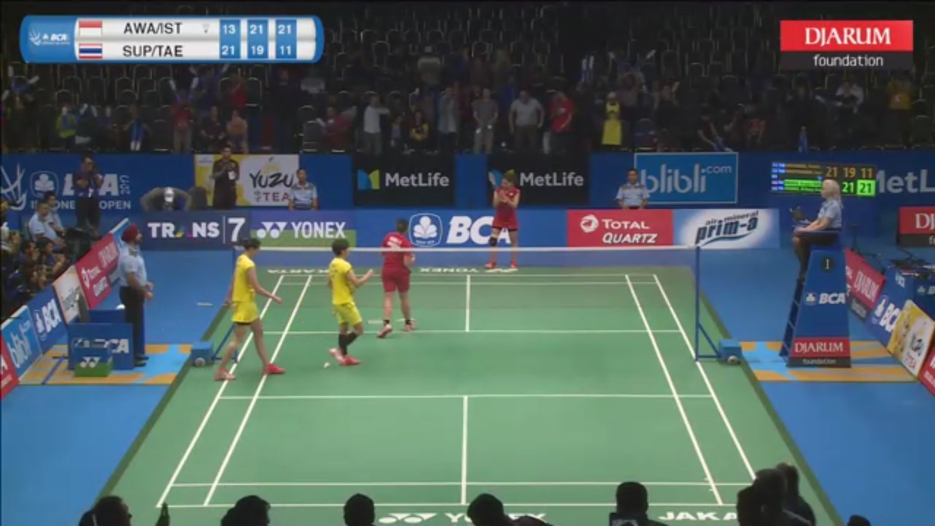 FOTO: Screenshoot live streaming (http://livestreaming.djarumbadminton.com/#!/) 