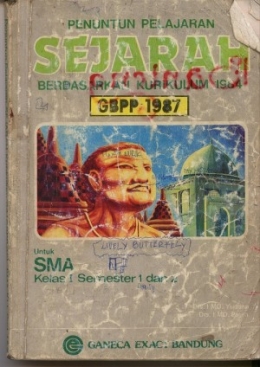 Cover Buku sejarah dengan sosok Gajah Mada (dok pribadi)