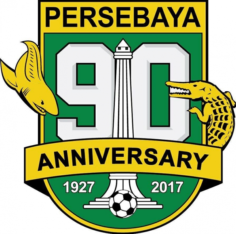 Logo Anniversary 90th Persebaya, sumber: @OfficialPersebaya