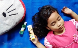 Raisya tidur nyenyak setelah pakai Telon Lang Plus |Sumber: evarple_photos