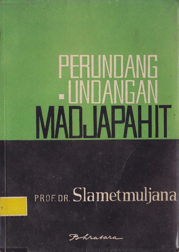 Buku Perundang-undangan Madjapahit, 1967 (Dokpri)