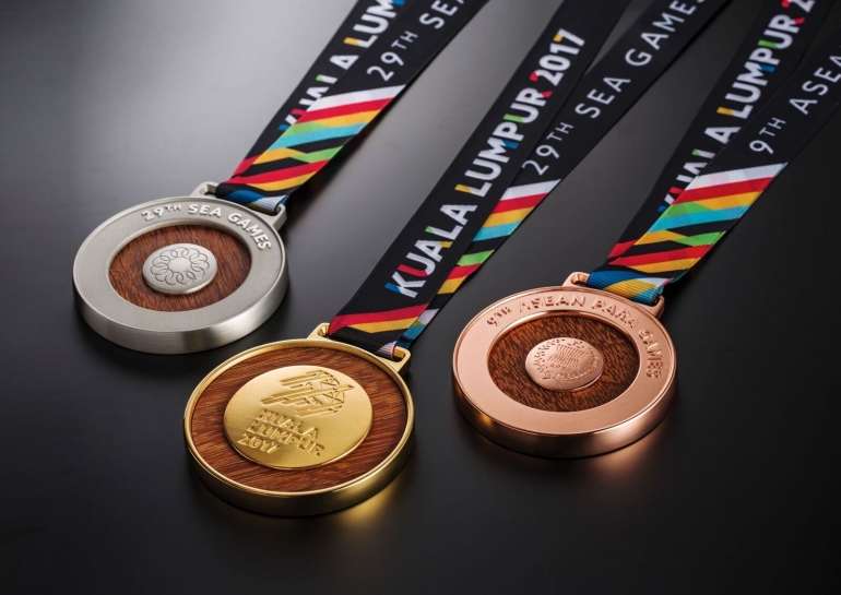 Medali yang akan diperebutkan di SEA Games 2017 (sumber foto: thelevel.my)