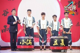 Foto: Alwi dan Drum Klubnya Pada Sebuah Acara di Beijing