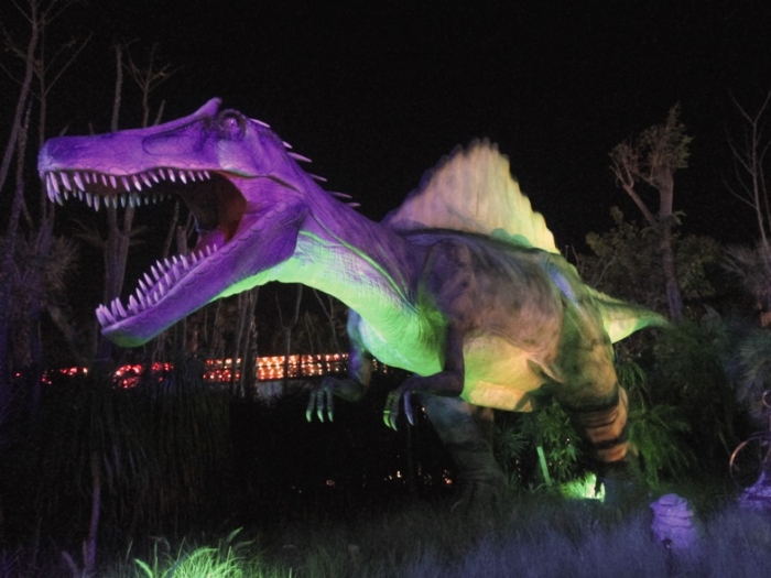 Replika pada saat gerakan tampak garang. Dok pribadi