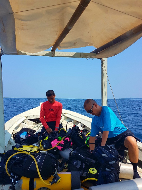 Persiapan sebelum menyelam