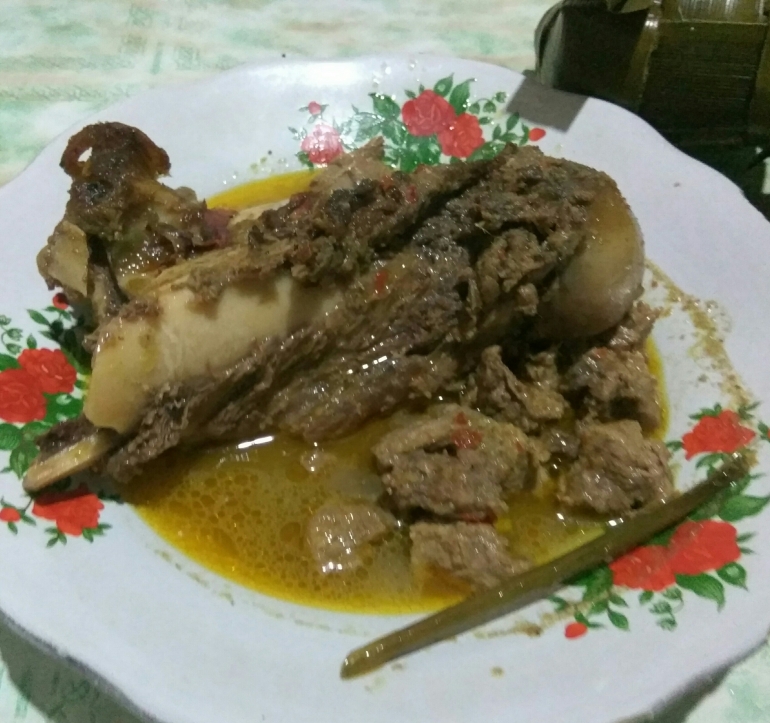 Konro Kuda, makanan khas warga sinjai barat (Foto: Dok Pribadi) 