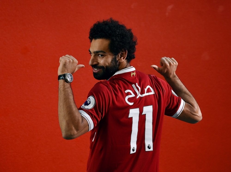 Penyerang baru Liverpool, Mohamed Salah (theguardian.com)