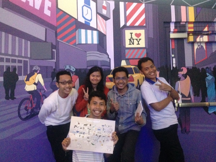 Foto bareng di @America (dokpri)