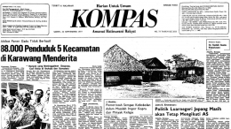 Harian Kompas tahun 1977. print.kompas.com