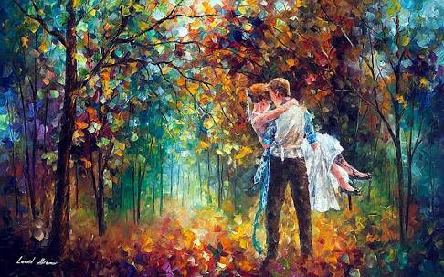 The Moment of Love by Leonid Afremov (afremov.com)