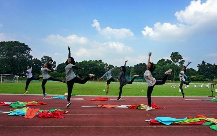 Terbang melayang latihan pun berasa ringan