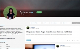 Halaman profil Syifa Ann