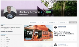 Halaman profil Bambang Setyawan