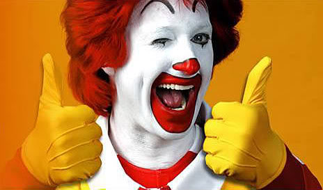 McDonald memiliki kepribadian yang 'cheerful' sehingga disukai anak-anak. Sumber gambar: reddit.com