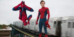 Deskripsi : Tom Holland sebagai peter parker menggukan kostum Spiderman I Sumber foto : static.srdn