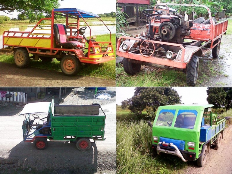 Inilah berbagai bentuk mobil Gerundeng produk petani di Sulawesi Selatan/Ft:Mahaji Noesa 