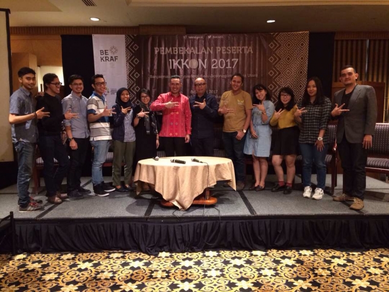 Tim IKKON Belu 2017 bersama Kepala Dinas Pariwisata Kabupaten Belu (DokPri)