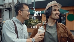 Ben dan Jody, dua sahabat yang tergila-gila dengan kopi (sumber: webseries Visinema Pictures)