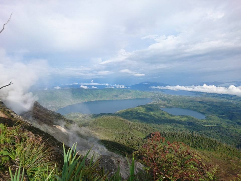 Lereng berapi dan tiga danau (dokpri)