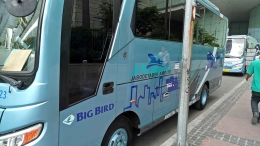 Big Bird Jakarta Aiport Connection untuk Hotel. (IG @rahabganendra)