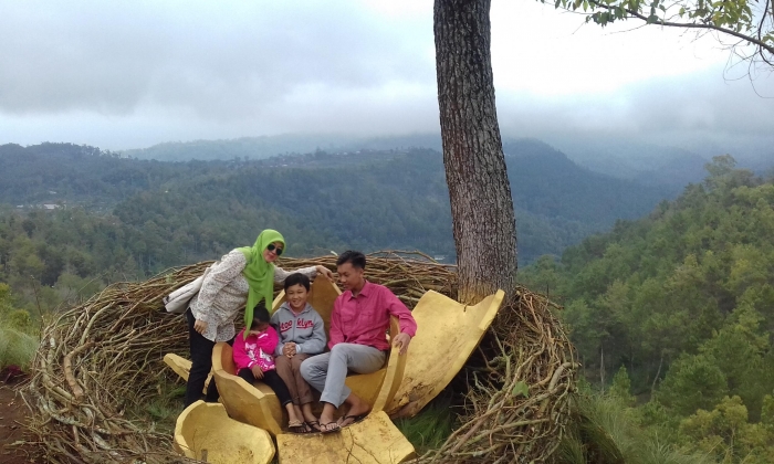 Spot sarang burung di wahana Taman Langit/Dok. Pribadi