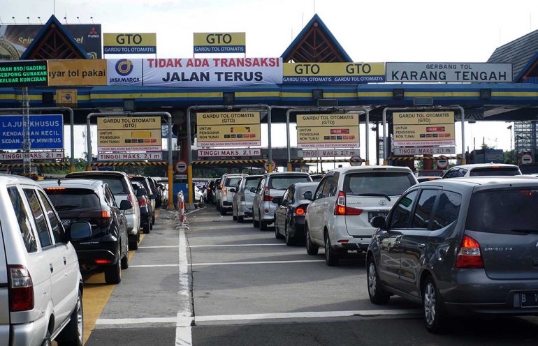 Gerbang tol otomatis | Foto: ANTARA