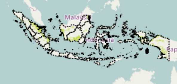 Peta Luas Lahan Gambut Indonesia, sumber: pantaugambut.id