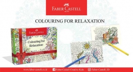 Buku Colouring For Relaxation produksi Faber Castell. (Sumber: Faber Castell)