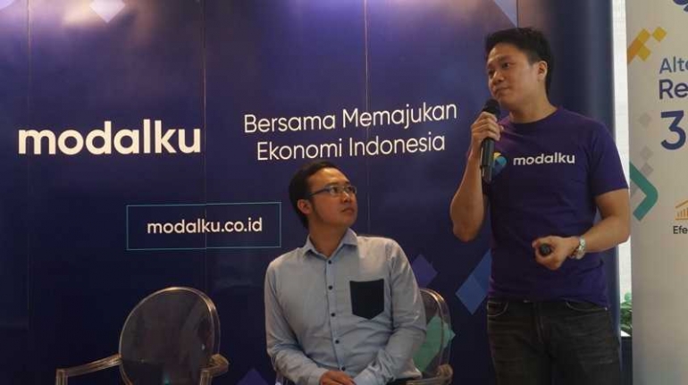 Peluncuran aplikasi mobile Modalku di Jakarta beberapa waktu lalu. (Modalku)