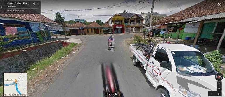 Disini anda belok kiri ambil arah Cikijing/Majalengka (sumber gambar: google)