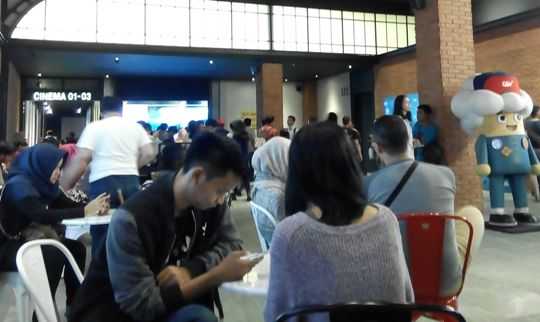 Sekarang bioskop bisa menjadi tempat hang out (dokpri)