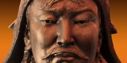 Patung Genghis Khan. The Field Museum