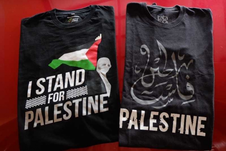 Donasi dari penjualan kaos Palestina