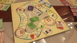 Permainan Praxis yang mirip permainan Monopoli (dok. pri).